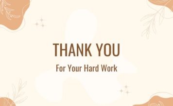 Thank You for Your Hard Work: Thoughtful Ways to Show Gratitude Thank You for Your Hard Work