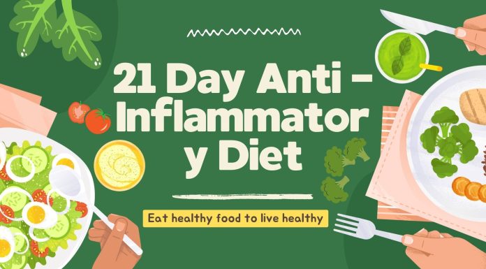 21 Day Anti – Inflammatory Diet For Better Health 21 Day Anti - Inflammatory Diet